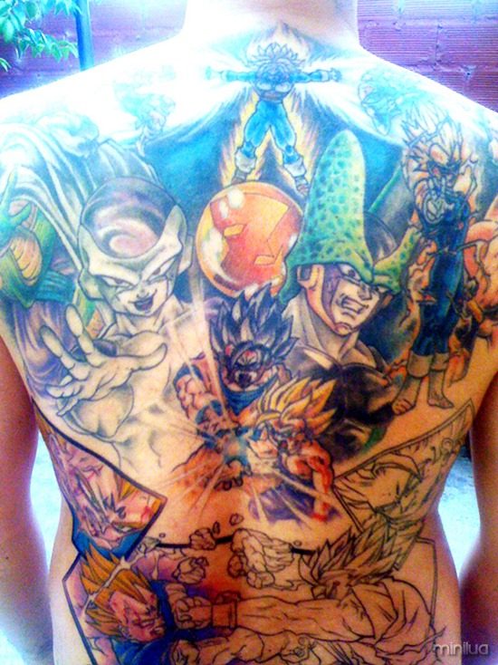 Incríveis tatuagens inspiradas em Dragon Ball - Minilua