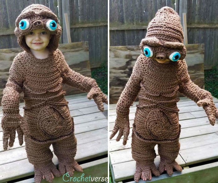 9 trajes de Halloween feitos de Crochê que são maravilhosos!