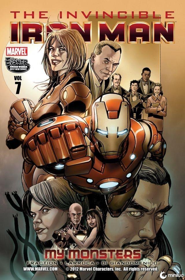 the invincible iron man vol 7 2011 portada