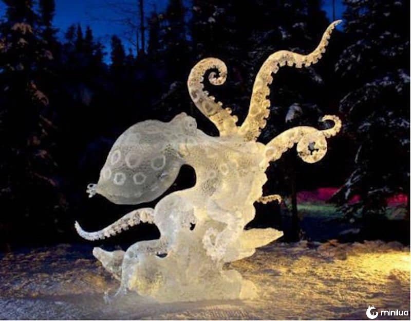 10 esculturas de gelo de tirar o fôlego que você tem que ver