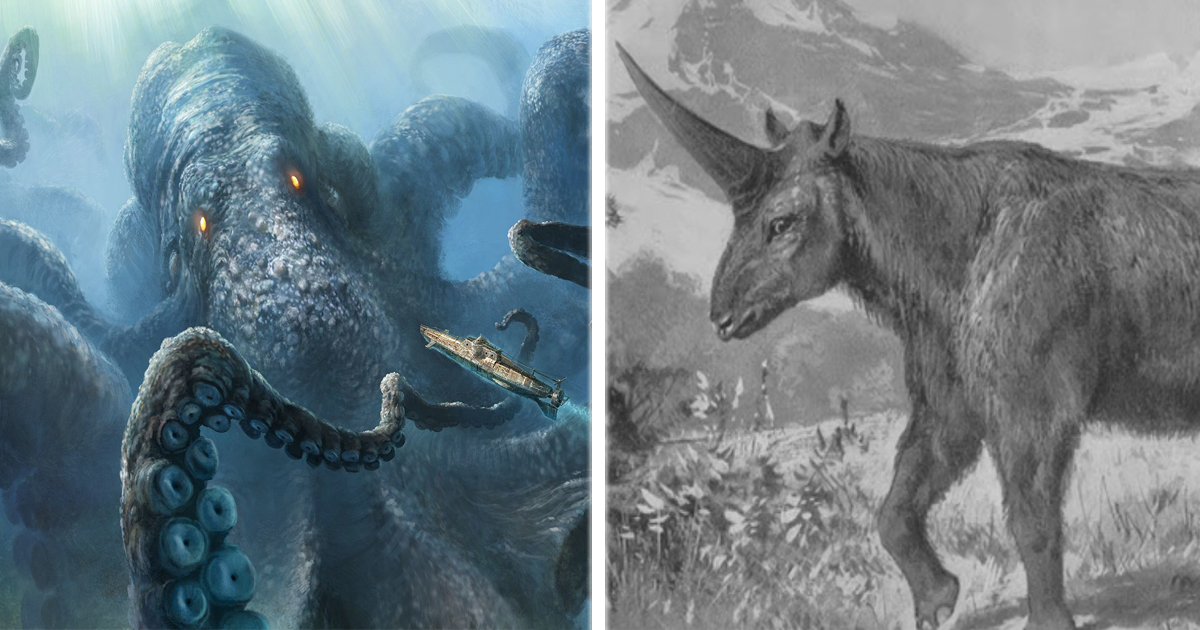 7 criaturas míticas que realmente existiram.  # 5 é um pesadelo!