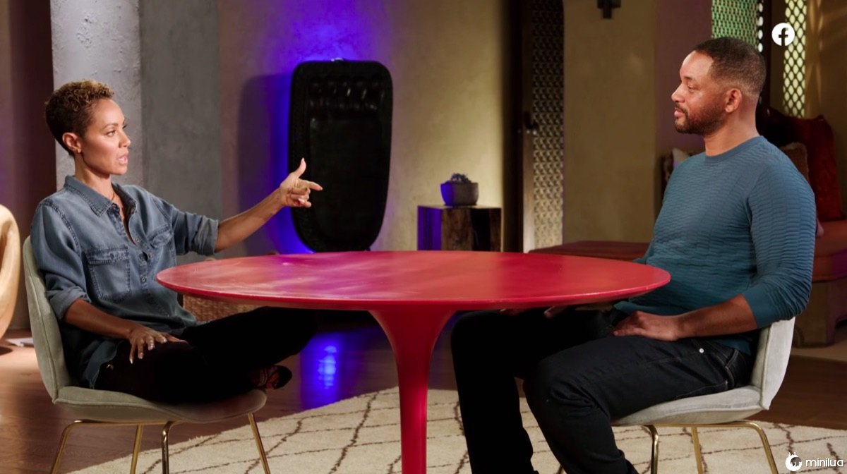 Will Smith and Jada Pinkett Smith on Red Table Talk